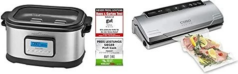 Proficook Sous-Vide Garer PC-SV 1112 (edelstahl/schwarz, 520 Watt, 8 Liter)