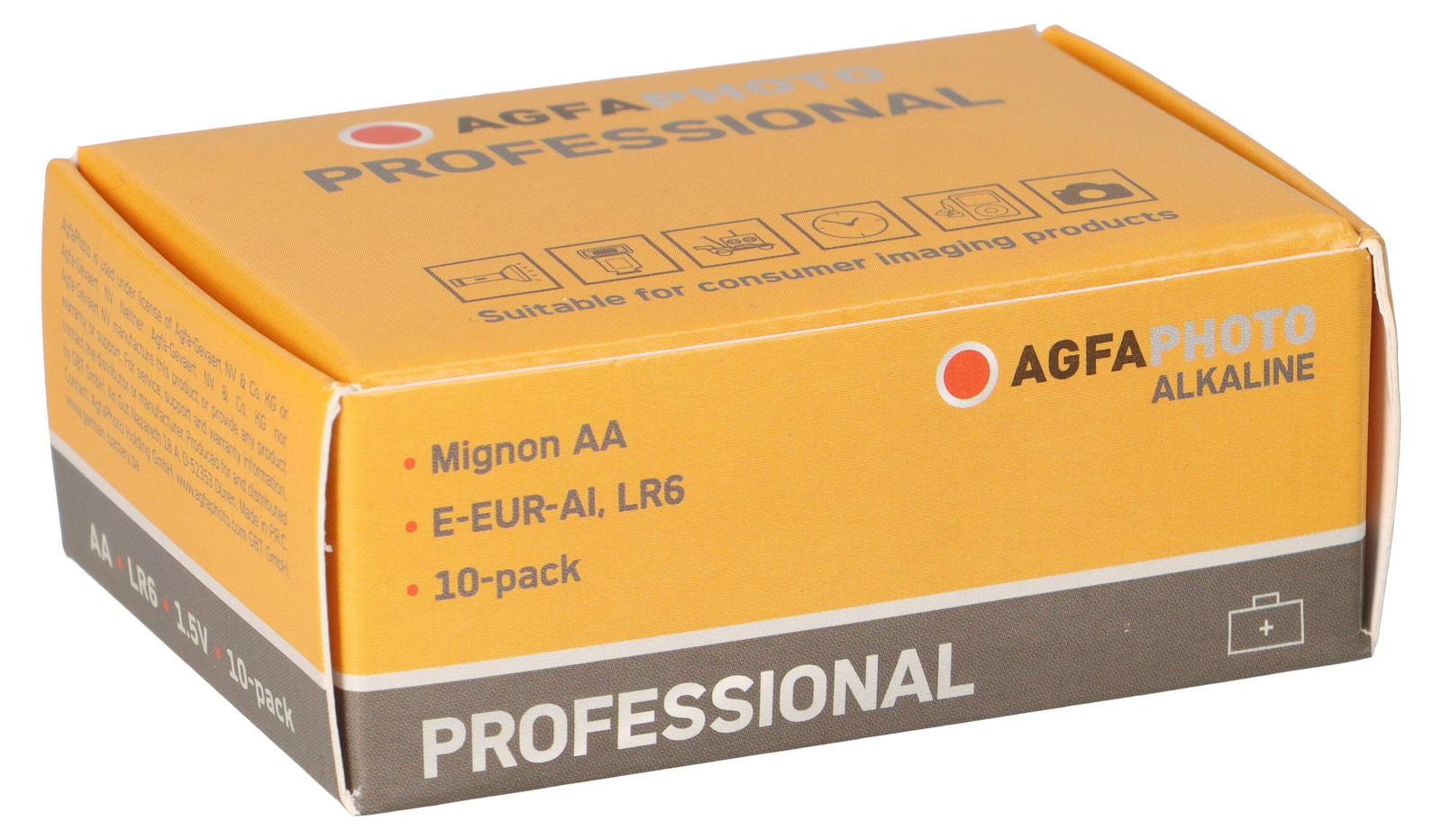 AgfaPhoto Professionele Mignon AA batterijen 1,5V, 10 stuks