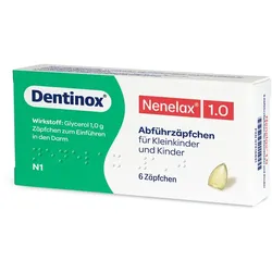 NENE LAX 1,0 Suppositorien für Kleinkinder und Kinder 6 St
