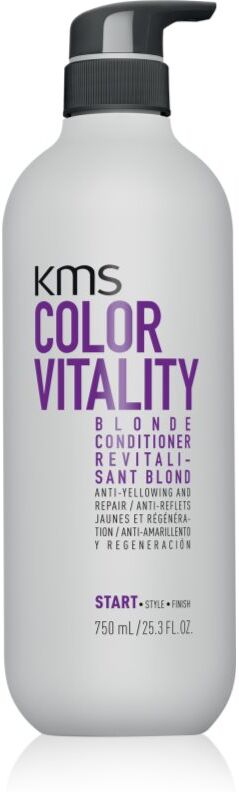 KMS Color Vitality Blonde Conditioner après-shampoing pour cheveux blonds et méchés 750 ml
