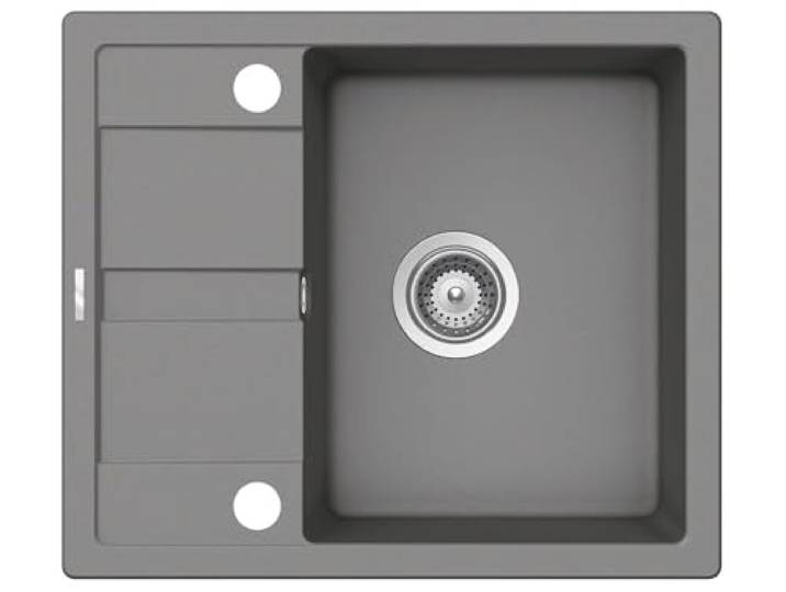 Schock Superb D-100SN A Croma - SUPD100SNAGCR Granitspüle Einbauspüle Grau