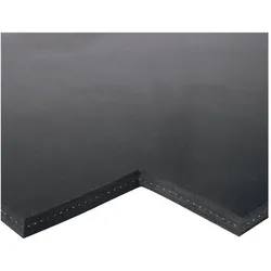 Coba Europe, Bodenschutzmatte, Industriegummi Standard Einlage (140 x 140 cm)