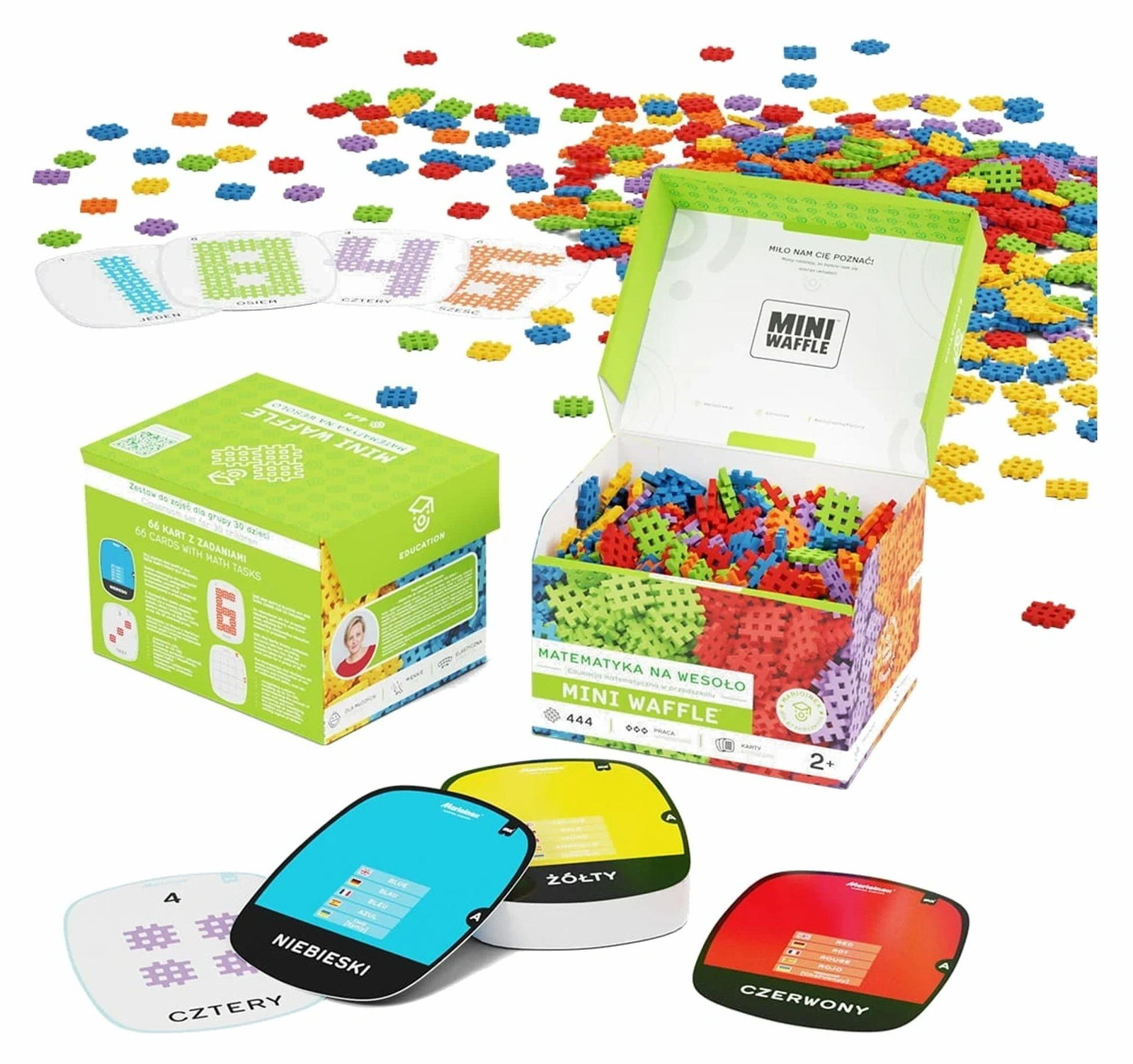 Marioinex Mini Waffel Bouwstenen Wiskunde Plezier 444 stuks