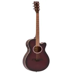 DIMAVERY AW-400 Westerngitarre, redburst