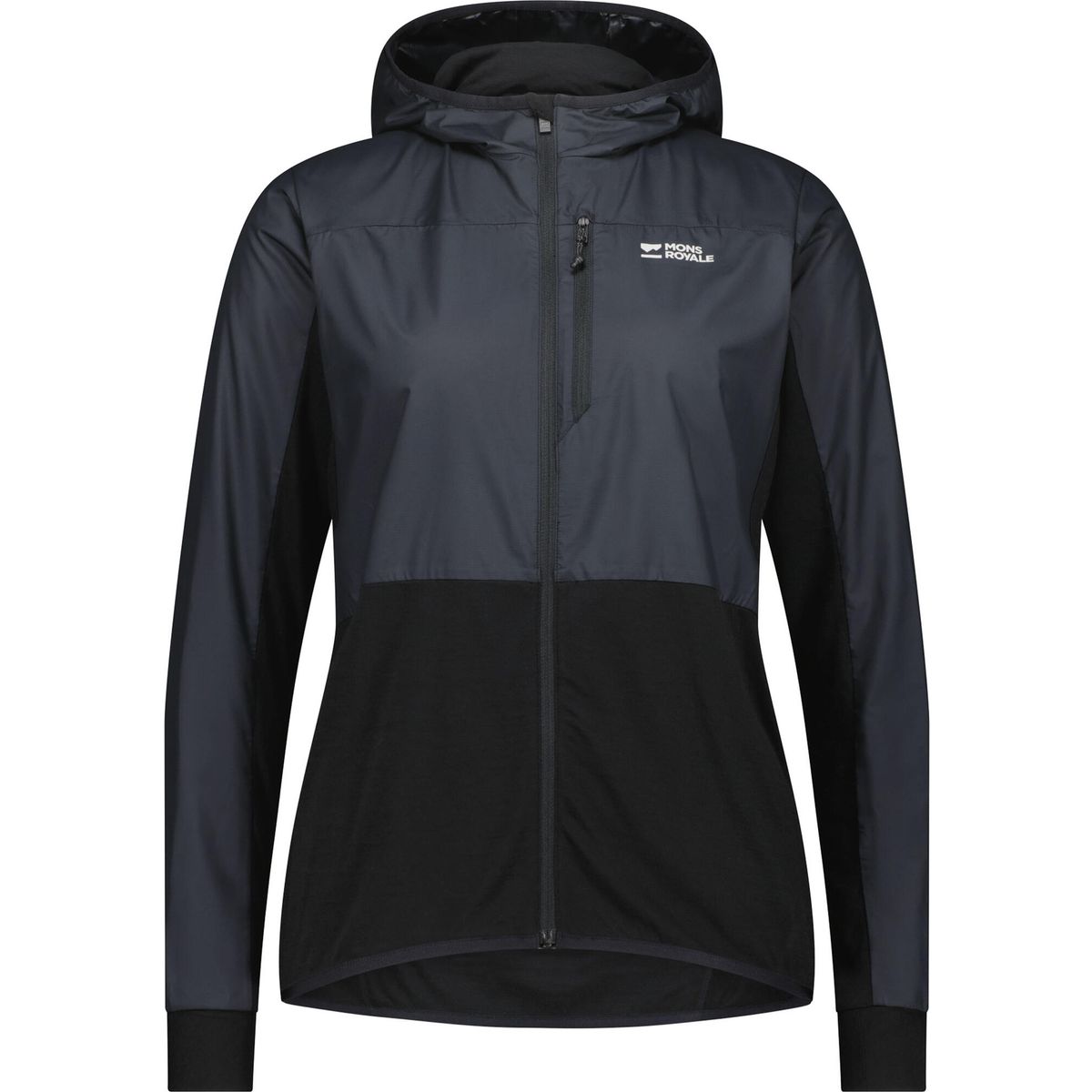 Mons Royale Womens Diversion Merino Wind Jacket black (1) XS 100770-1171-001-XS