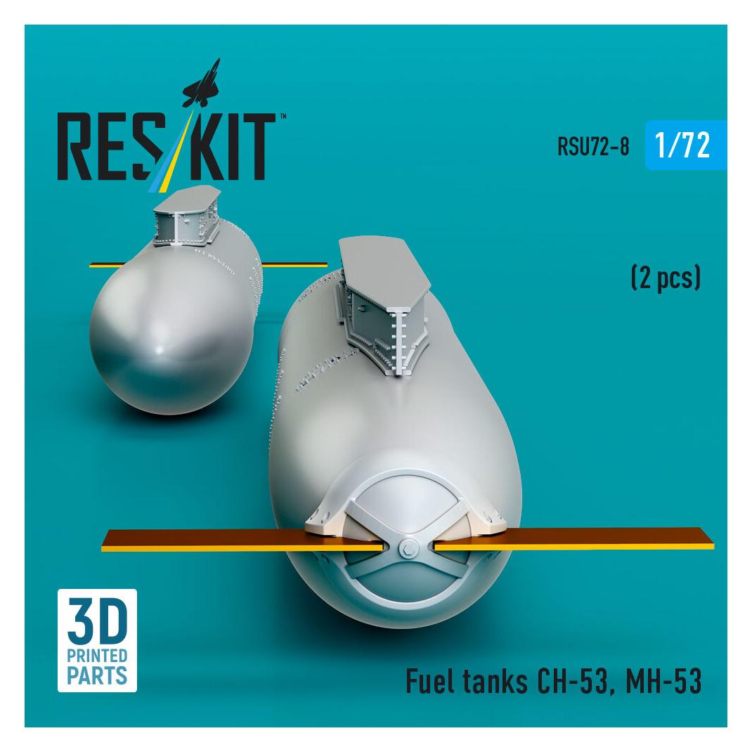 ResKit Fuel tanks????-53 (2 pcs) (3D Printed) (RSU72-0008)