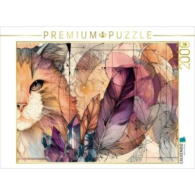 CALVENDO Puzzle Wilde Katze | 2000 Teile Lege-Größe 90x67cm Foto-Puzzle für glückliche Stunden, Game von , Calvendo Puzzle