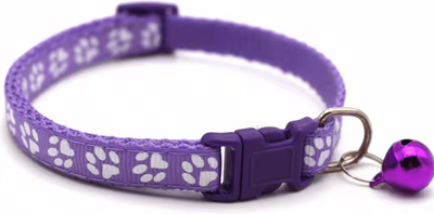 Inspire Curations BellCharm Kitten Collar With Safety Bell & Adjustable Fit purple