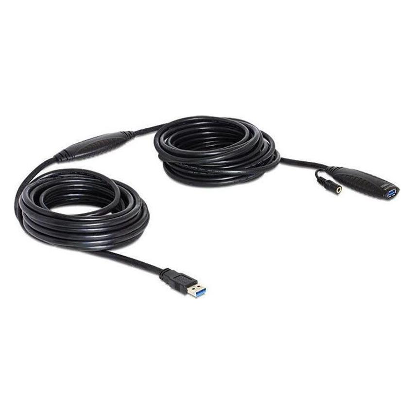 Delock Aktives USB 3.0 Verlängerungskabel (10 m, USB 3.2 Gen 1) (83415)