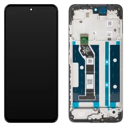 Motorola Display Unit für Moto E15 / G05, Schwarz (Display, Motorola Moto G15, Motorola Moto G5), Mobilgerät Ersatzteile, Schwarz