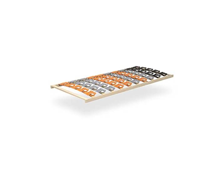 i-flair 7-Zonen Lattenrost TFlex50F 120x200 cm Teller Lattenrahmen Hergestellt in der EU - Starr