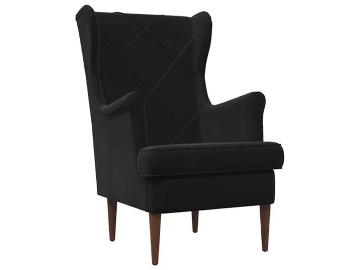 Makastle Sessel Schwarz Samt