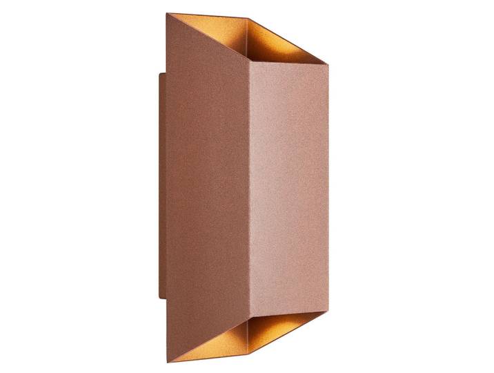 Nordlux Aussenwandleuchte, Rostfarben, Metall, quadratisch, 8x23.5x9.5 cm, Lampen & Leuchten, Außenbeleuchtung, Außenleuchten