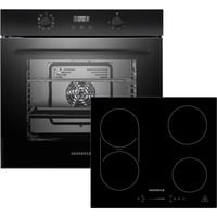 ASET7006600I, Backofen-Set schwarz