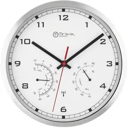 MIRAVAL Miraval Funkwanduhr Thermo-/ Hygrometer - 4-MV6684-1