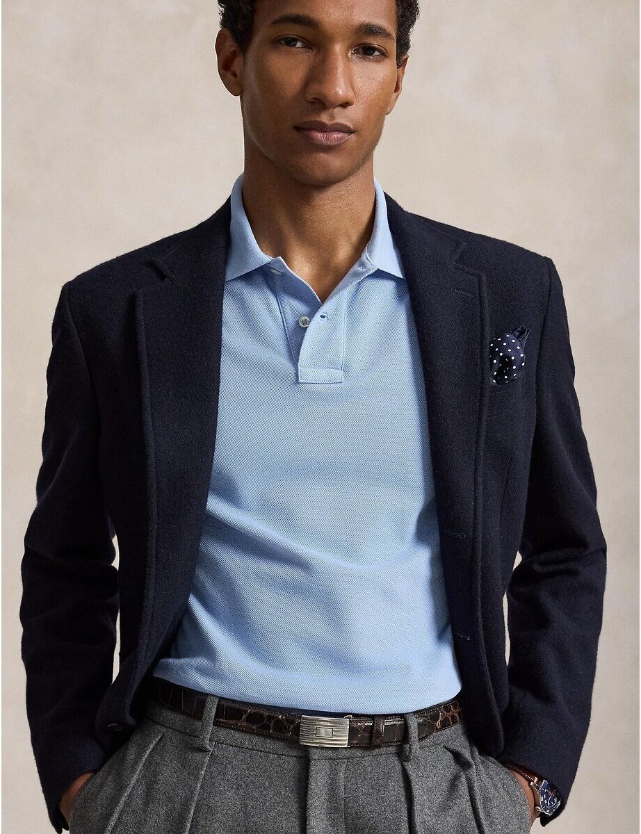 POLO RALPH LAUREN Polo custom slim fit en maille piquée