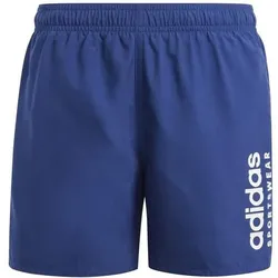 ADIDAS Kinder Badeshorts Sportswear Essentials Logo CLX Kids, Größe 128 in Blau Blau