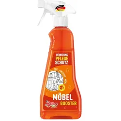 Möbelpflege Poliboy Möbel Booster 375 ml Spray mit 4-fach Wirkung: Reinigung, Pflege, Schutz und Duft