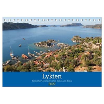 Lykien. Türkische Südküste zwischen Kalkan und Kemer (Tischkalender 2027 DIN A5 quer), CALVENDO Monatskalender