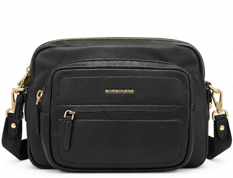 BORBONESE BORSA CAMERA CASE PICCOLA donna nero 91010344F29100 TU