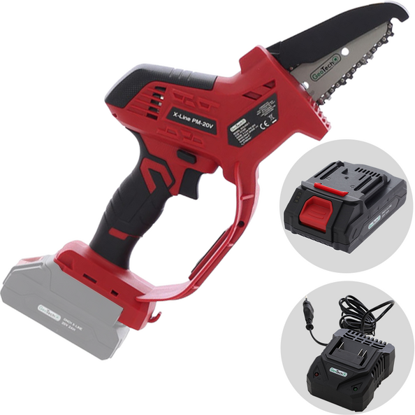 GeoTech X-Line PM-20V - Élagueuse sans fil - 20 V 2 Ah
