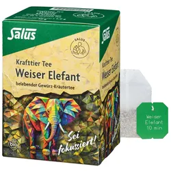 KRAFTTIER Tee Weiser Elefant Bio Salus Filterbeut. 15 St