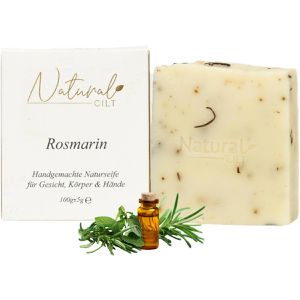Natural-Cilt Seife handgemachte Naturseife, Rosmarin, Festseife, parfümfrei, im Stück, 100 g