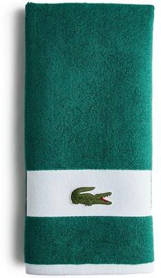 "Lacoste Heritage Sport Stripe Supima Cotton Hand Towel - 16"" x 30"""