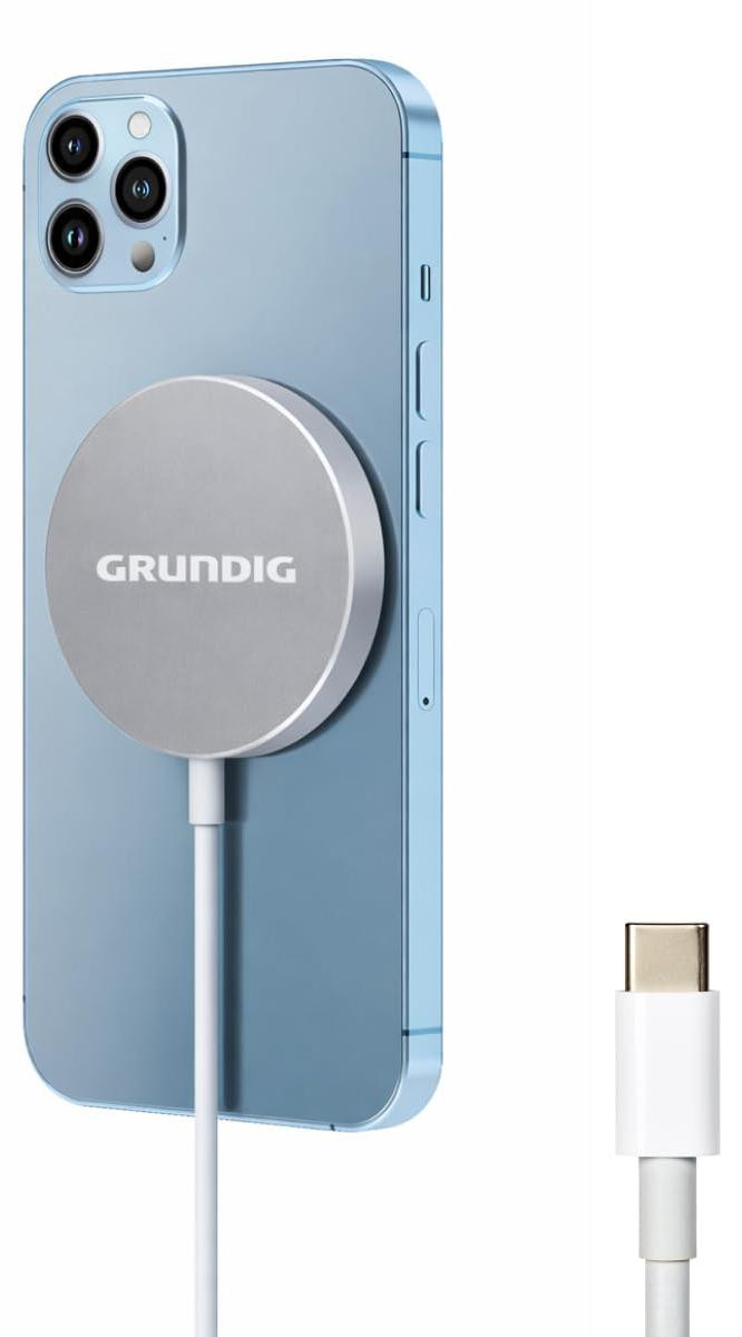Grundig Draadloze oplader 15W - Magnetische inductie oplader