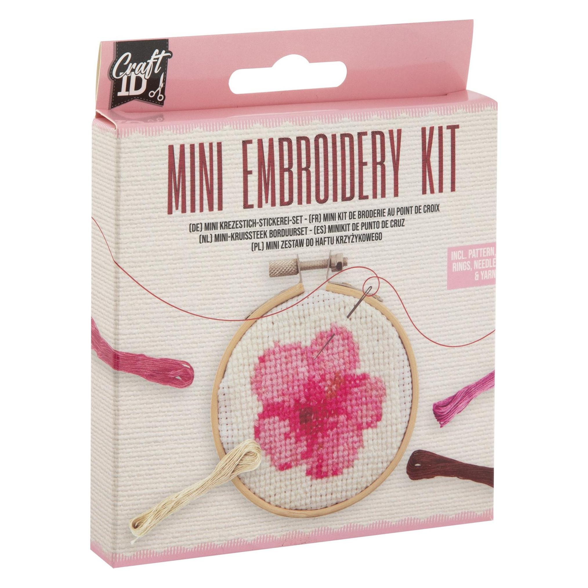 Grafix Craft ID - Mini embroidery kit - Flower (CR1711) (CR1711/GE)