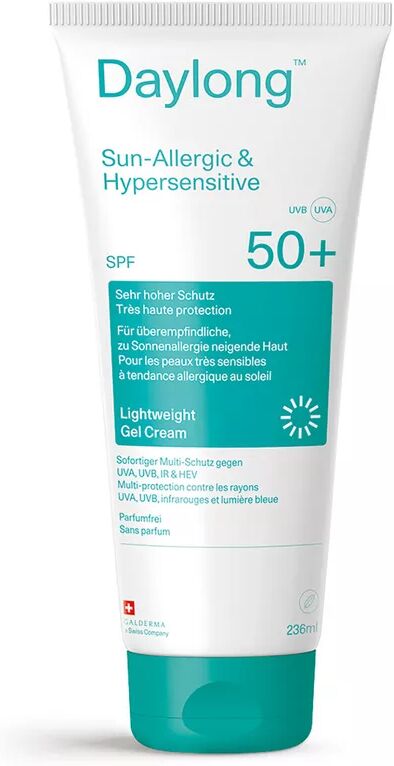 Daylong - Sun-Allergic & Hypersensitive Lightweight Gel Cream SPF 50+, 236 ml