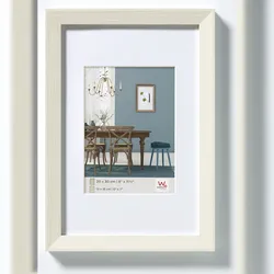walther + design Fiorito Holz Bilderrahmen 20x30 cm, WEISS