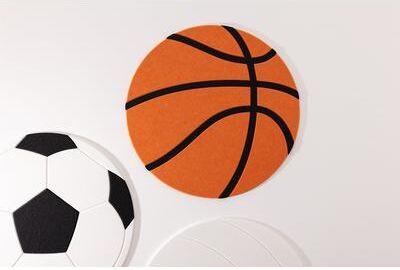 Felt Right Basketball   Sound Dampening Pinnable Tiles