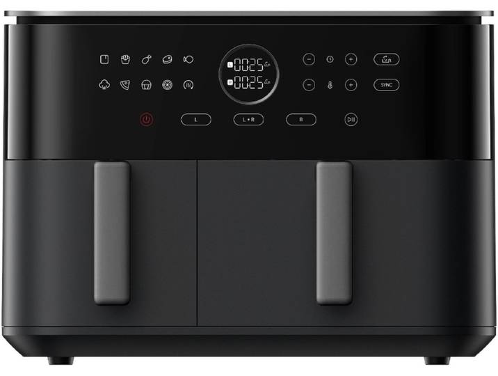 Xiaomi Dual Zone Air Fryer 10L XXL Airfryer met 2 manden 10L 2700W 9 programma’s Wit/Zwart