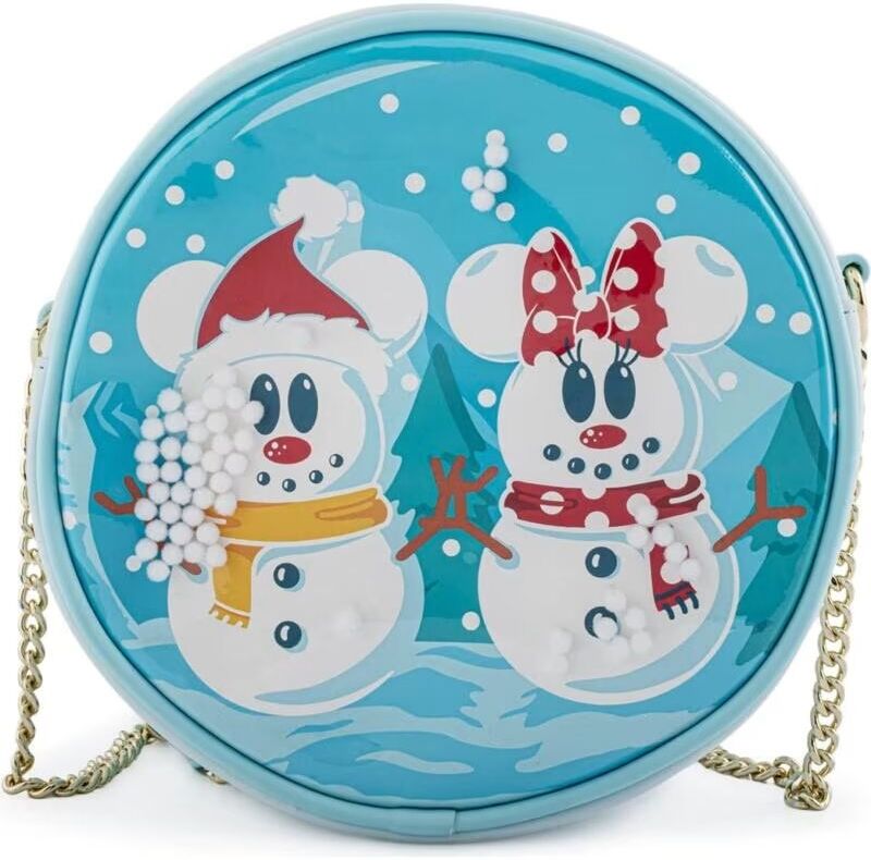 Loungefly Bolso Disney Minnie Y Mickey Muñecos De Nieve Talla Única Unisex