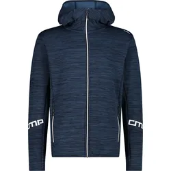 CMP CMP F.Illi Campagnolo CMP Stretch Performance Herrenfleece Unlimitech mit Kapuze - Melange-Blue - 50