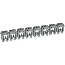 Legrand 038238 Kennzeichnungssystem CAB 3,f. Leiterquerschnitt 4 bis 6 mm2, Ziffer:8 (Grau)  - 800 Stück