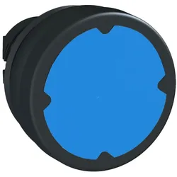 Schneider Electric ZB5AC680 Drucktaster, Frontelement, Harmony XB5, Kunststoff, 22mm, blau, unbeschriftet, tastend, für schwierige Umgebungen