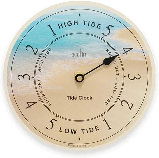Acctim Portland Blue & Yellow Wall Clock