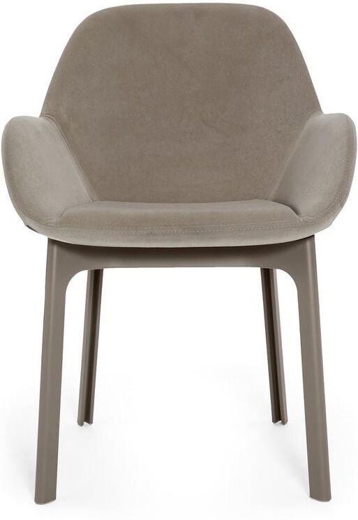 Kartell Clap Sessel (weiß / Stoff Aquaclean® natur) weiß / Stoff Aquaclean® natur