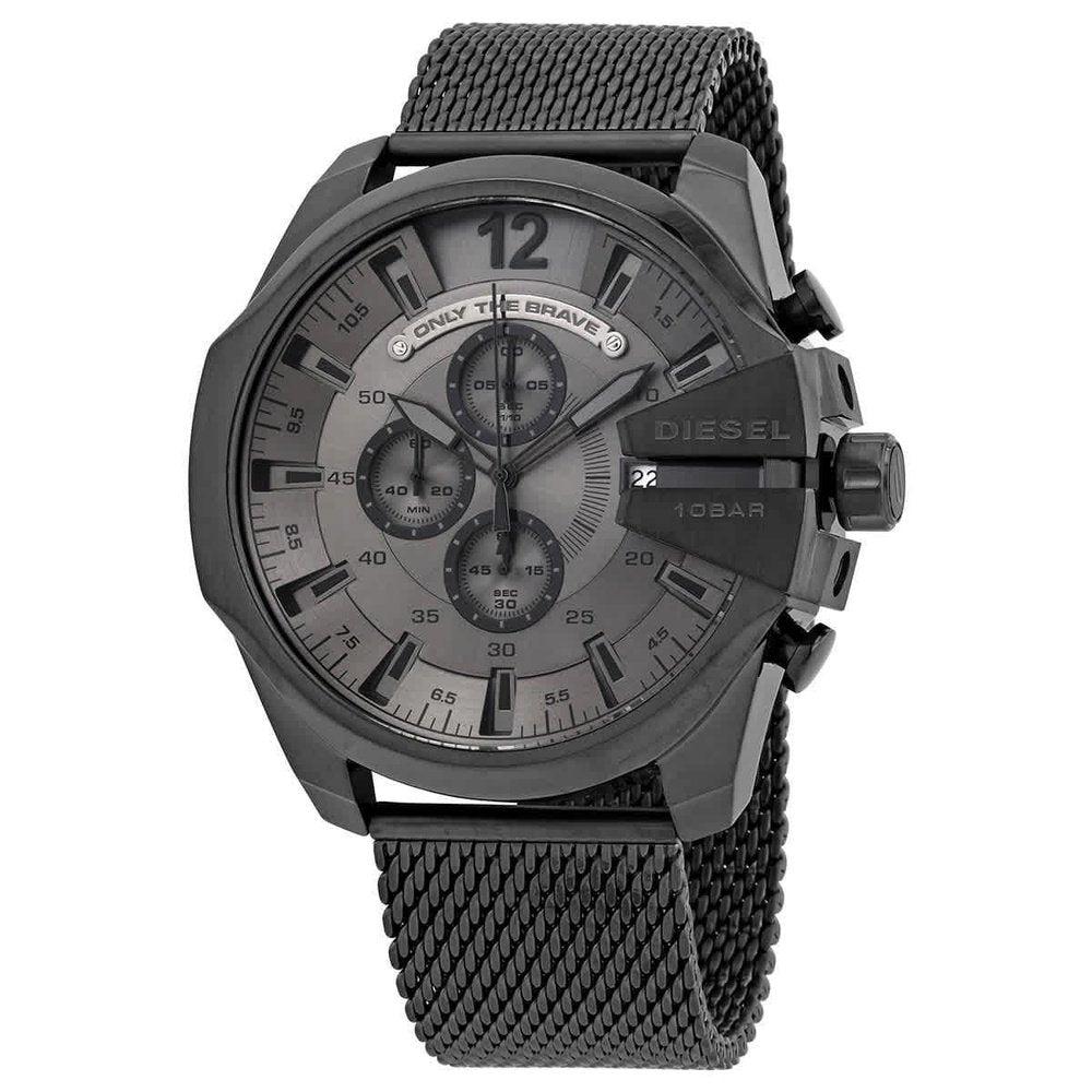 Diesel DZ4527 Mega Chief Chronograph Gunmetal Edelstahl Herrenuhr