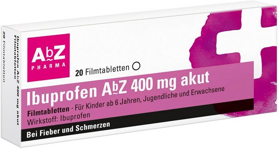 Ibuprofen AbZ 400 mg akut 20stk