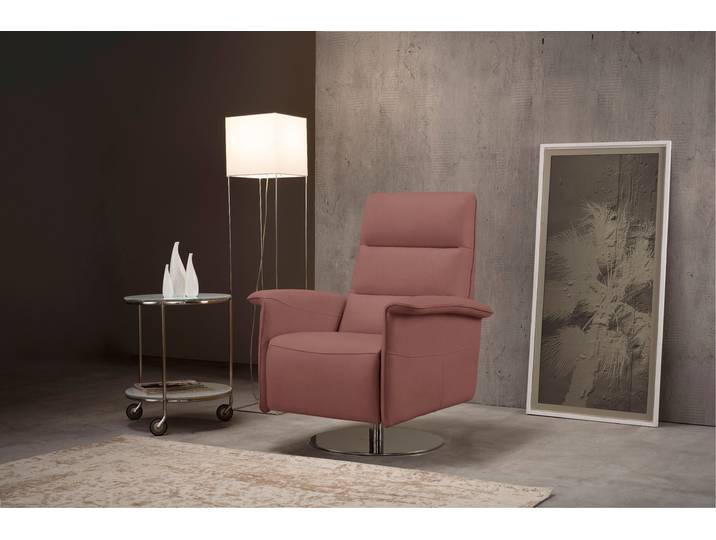 Sessel EGOITALIANO Kelly Designsessel, Clubsessel & Relaxsessel, bequem, zeitlos elegant , braun (cedar wood), B:83cm H:105cm T:92cm, Sessel, Sessel, drehbar, manuelle Relaxfunktion mit Push-Back-Mechanismus