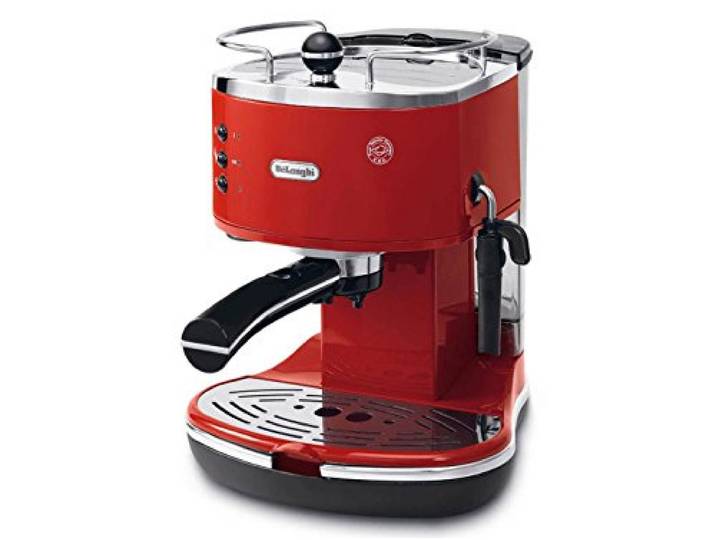 De'Longhi Icona Eco 311.R Macchina da Caffè Espresso Manuale\, Caffè in Polvere o in Cialde E.S.E.\, 1100 W\, Rosso