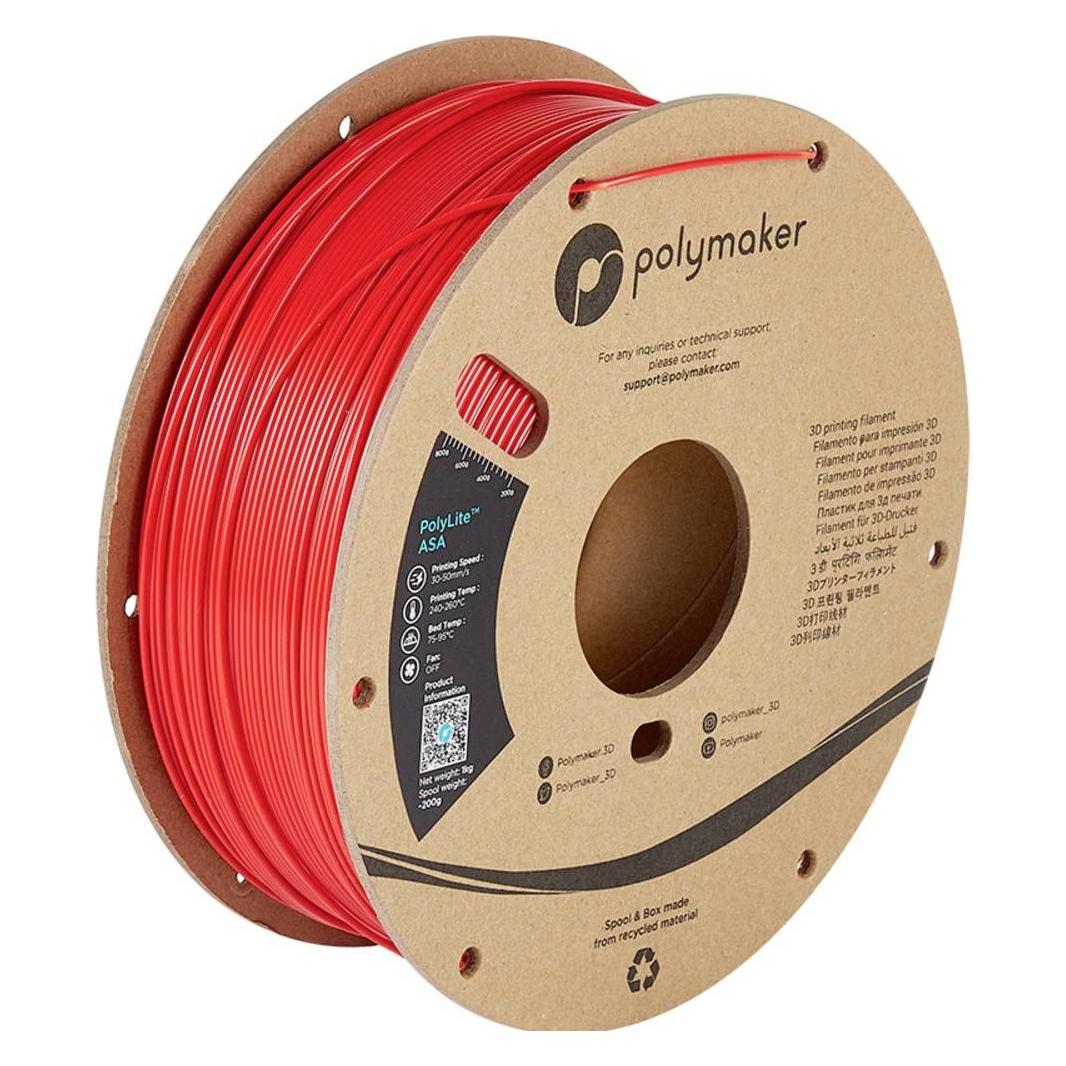Polymaker PF01013 PolyLite Filament ASA UV-beständig, witterungsbeständig, hitze (ASA, 1000 g, 2.85 mm) (PF01013)