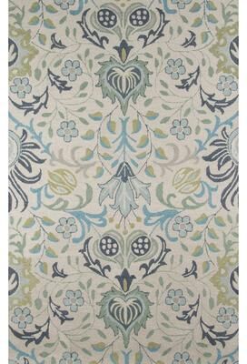 Momeni Newport Hand Tufted Wool Floral Area Rug.