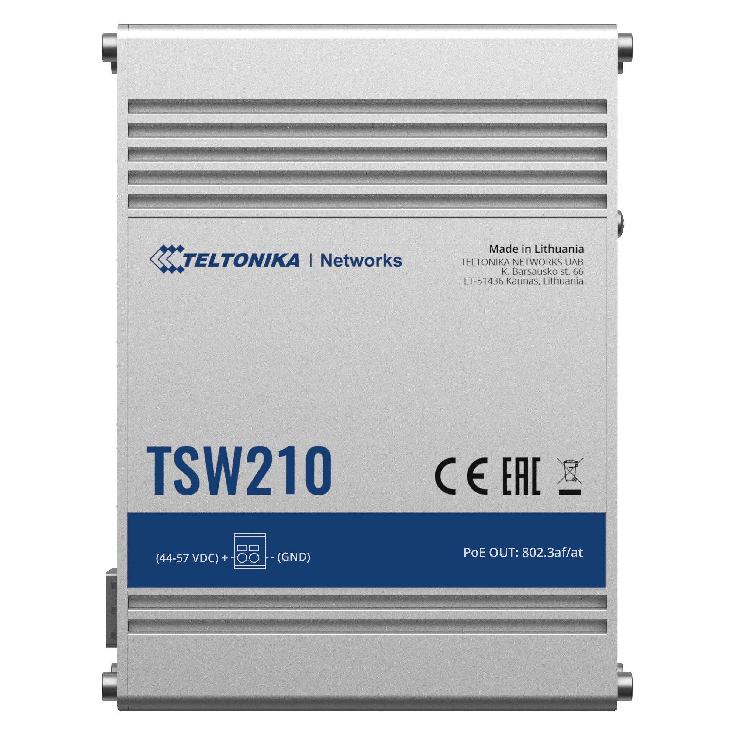 Teltonika Tsw210 Unmanaged Industrial Switch (10 Ports) (TSW21000B000)