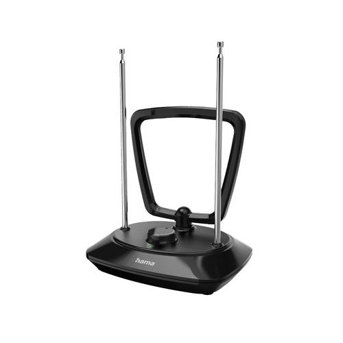 Hama 00221082 Zimmerantenne "Classic", DVB-T2, aktiv, einstellbare Verstärkung