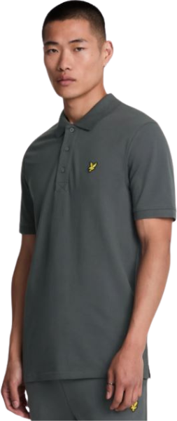 Polo Lyle&scott Plain Hombre Gris Xxl