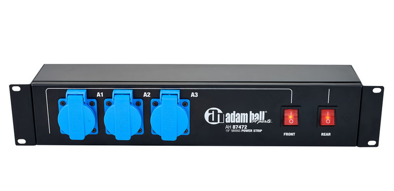 Adam Hall 87472 Mains Power Strip 2U